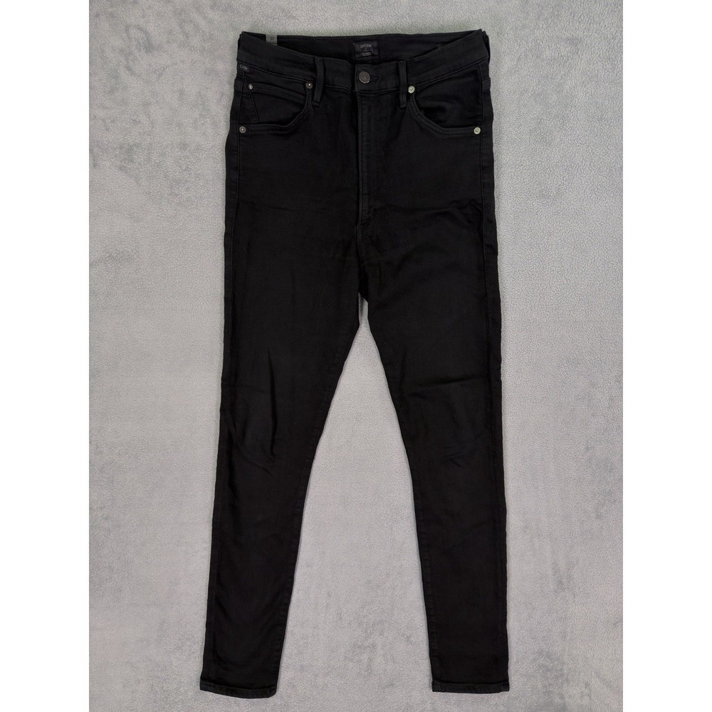 Citizens Of Humanity Jeans Womens 30 Black Skinny Chrissy Uber High Rise Stretch